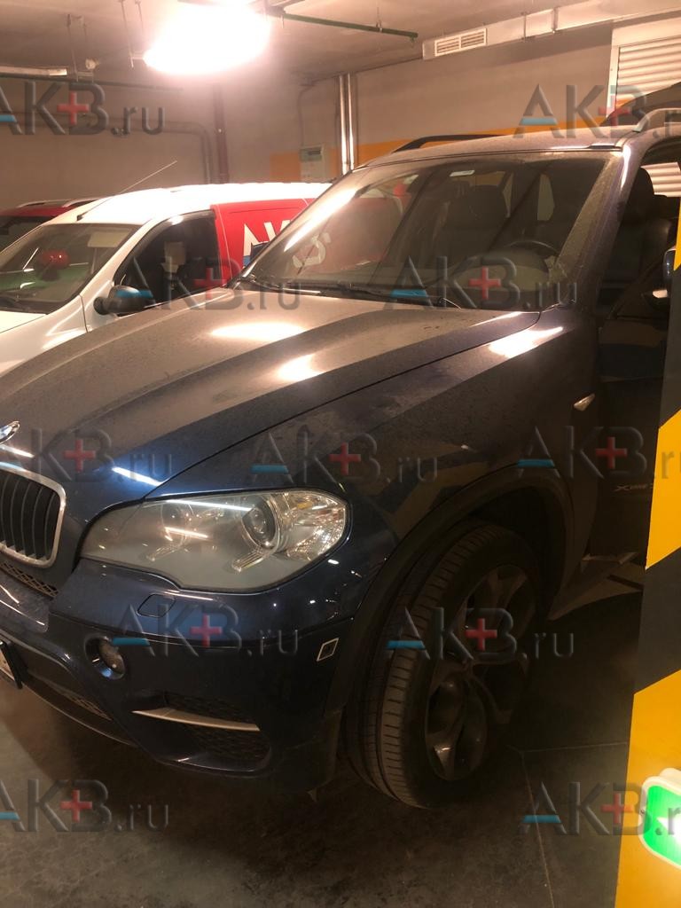 Замена аккумулятора на BMW X5 II (E70) Рестайлинг 2010 - 2013 30d 3.0d (245 л.с.)