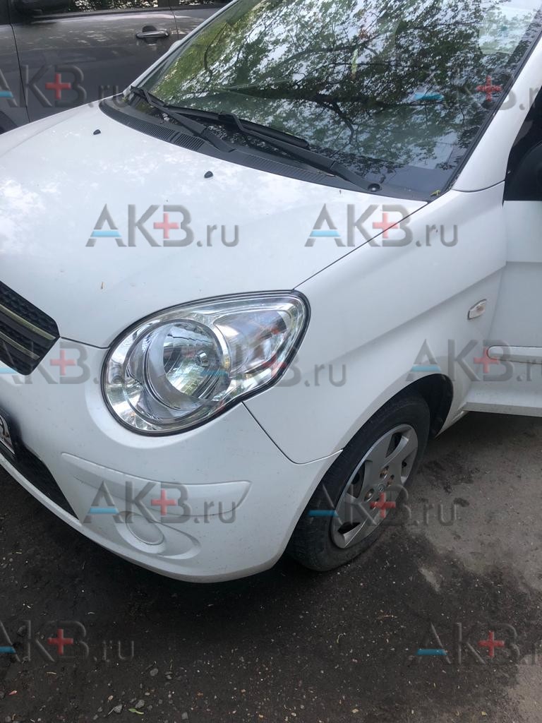 Замена аккумулятора на Kia Picanto I Рестайлинг 2007 - 2011 1.1 (64 л.с.)