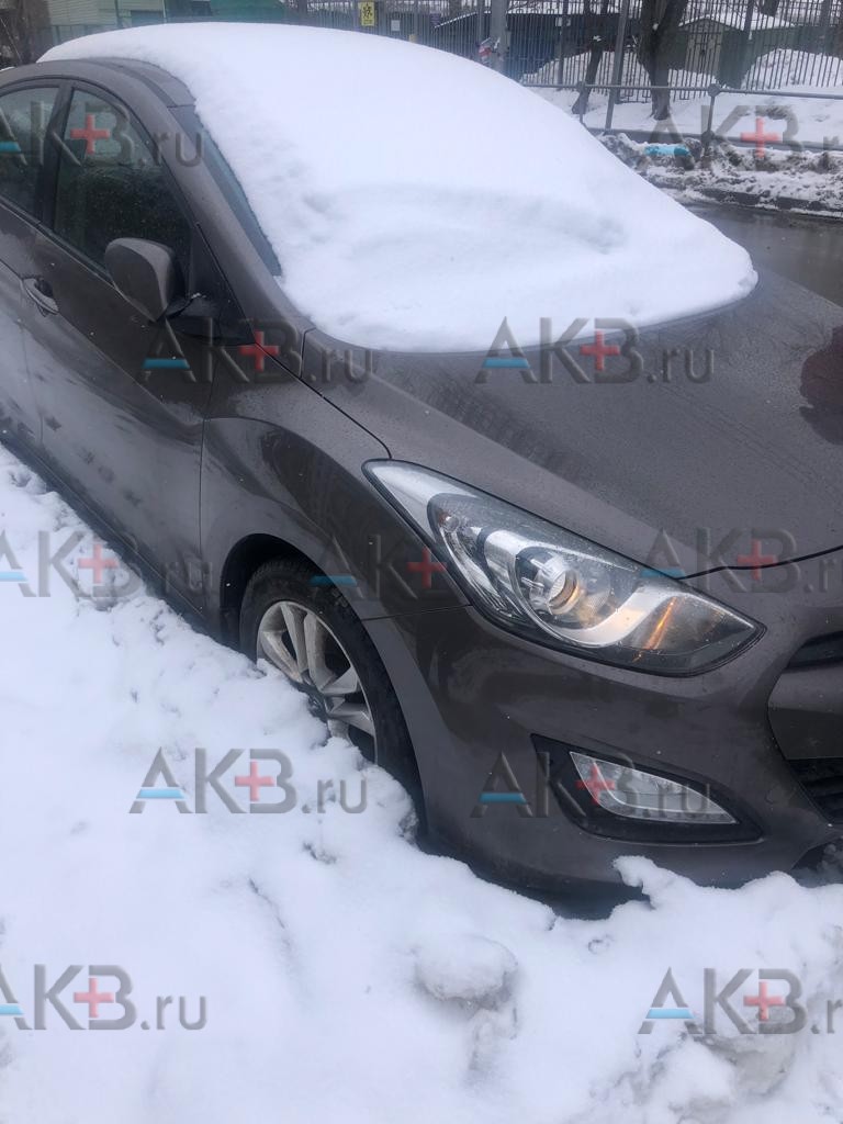 Замена аккумулятора на Hyundai i30 II 2011 - 2015 1.6 (130 л.с.)