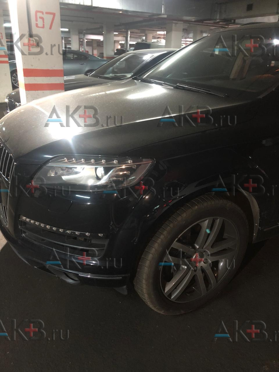 Замена аккумулятора на Audi Q7 I Рестайлинг 2009 - 2015 3.0d (245 л.с.)