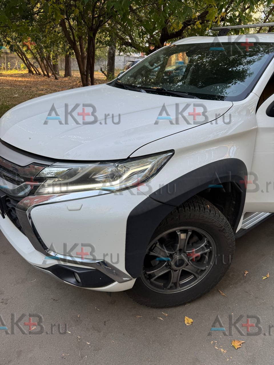 Замена аккумулятора на Mitsubishi Pajero Sport III Рестайлинг 2019 - н.в. 2.4d (181 л.с.)