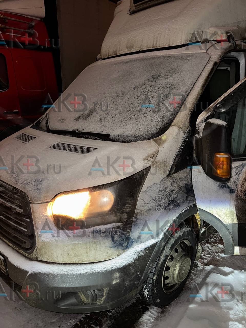 Замена аккумулятора на Ford Transit VII 2014 - н.в 2.2d (125 л.с.)