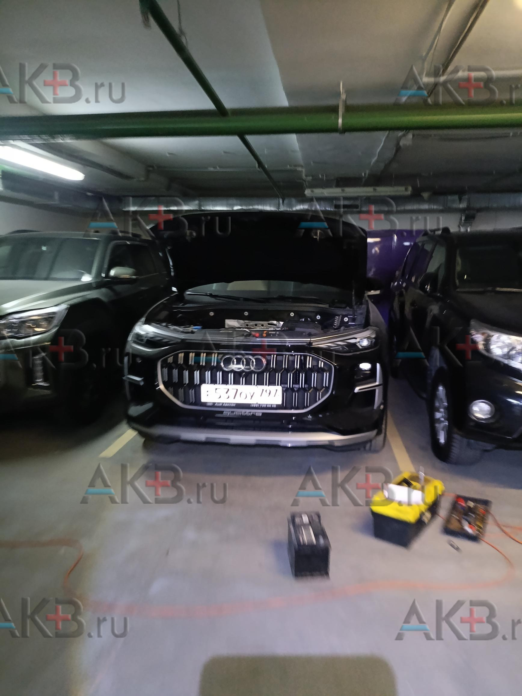 Замена аккумулятора на Audi Q6 2022—2025 2.5 AMT 4WD (299 л.с.)