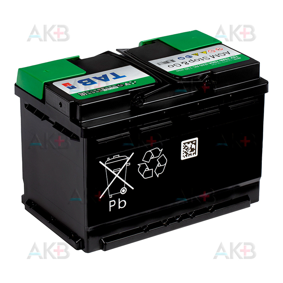 Автомобильный аккумулятор Tab AGM Stop-n-Go 70R (760A 278x175x190) 213070