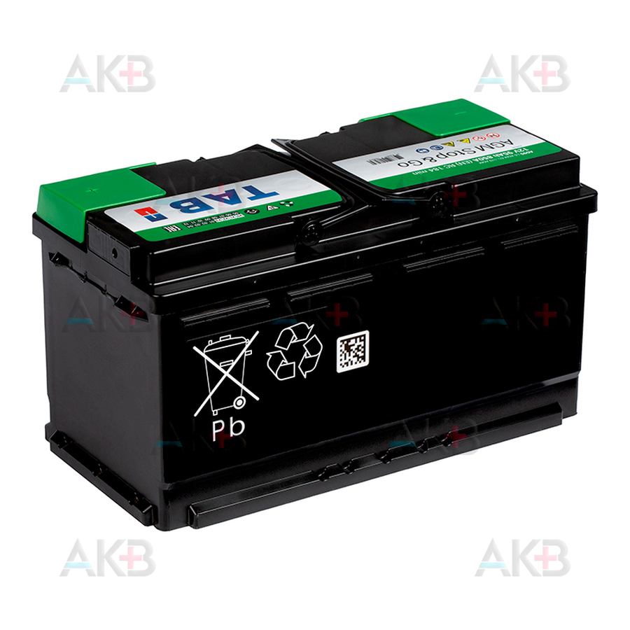 Автомобильный аккумулятор Tab AGM Stop-n-Go 95R (850A 353x175x190) 213090
