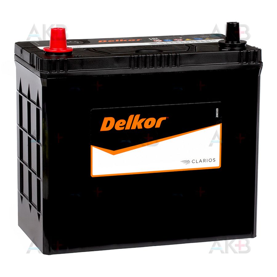 Автомобильный аккумулятор Delkor 70B24R (55L 480A 238x129x227)