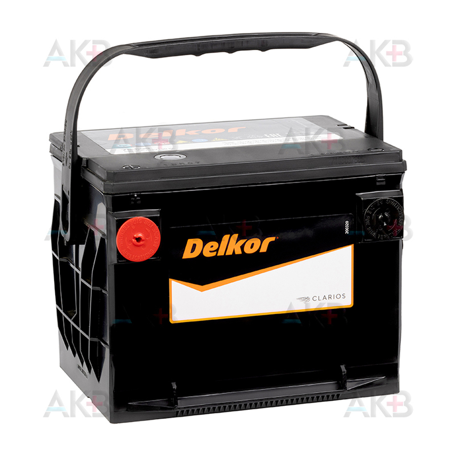 Автомобильный аккумулятор Delkor 75-650 бок. кл. (75L 650A 237x178x184)