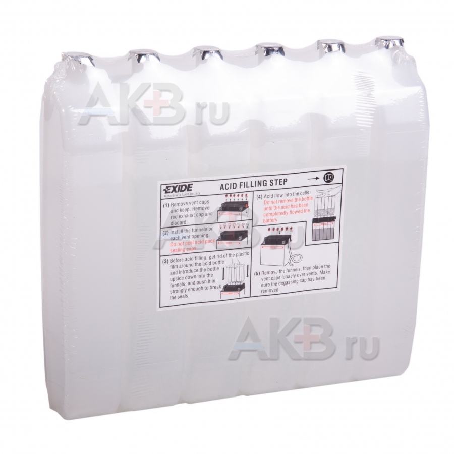Мото аккумулятор Exide Conventional EB16AL-A2 12V 16Ah 175A (205x70x162) обр. пол. (сухоз.)