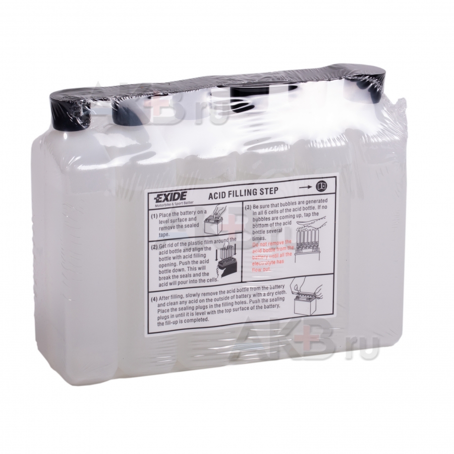 Мото аккумулятор Exide AGM сухозаряж. ETX9-BS 12V 8Ah 120A (150x87x105) прям. пол.