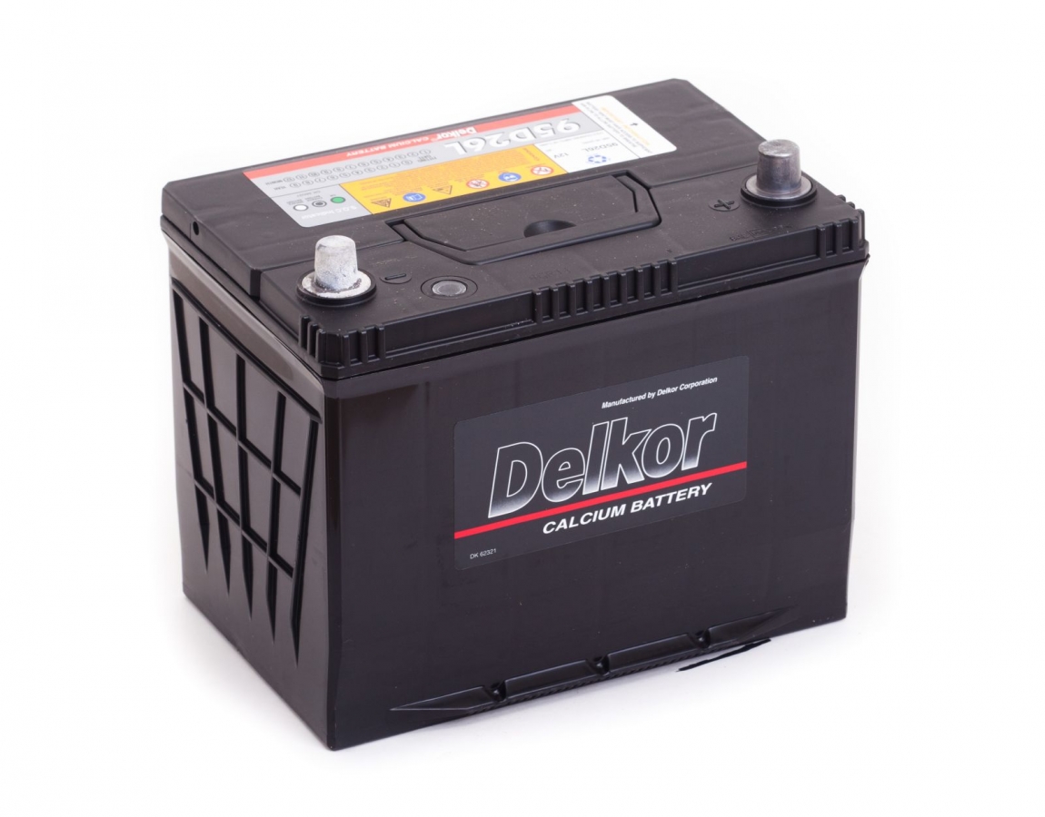 Автомобильный аккумулятор Delkor 95D26L (80R 680A 260x173x225)