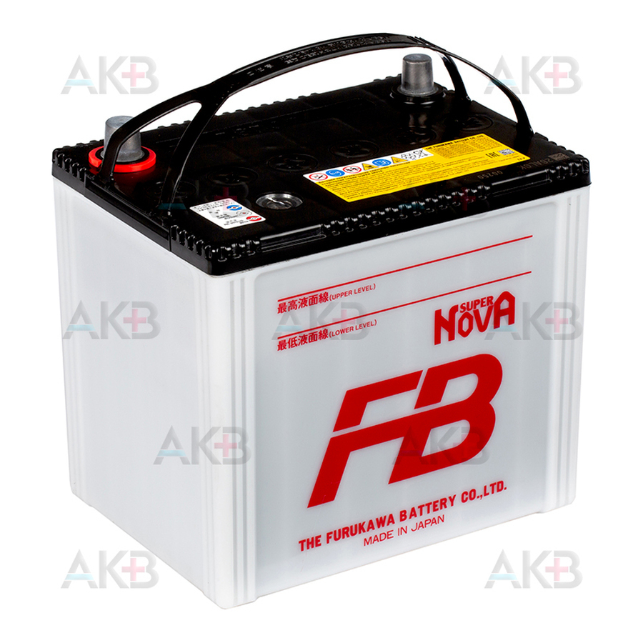 Автомобильный аккумулятор FB Super Nova 75D23L (65R 620A 230x169x225)