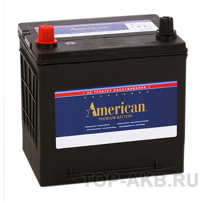 Автомобильный аккумулятор American 26550 (60L 550A 207x175x200)