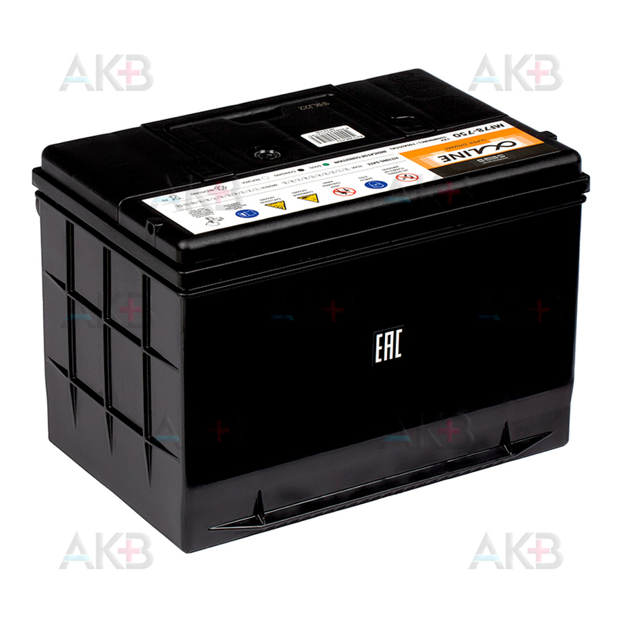 Автомобильный аккумулятор Alphaline SD 78-750 85L 750A 260x175x185 боковые клеммы