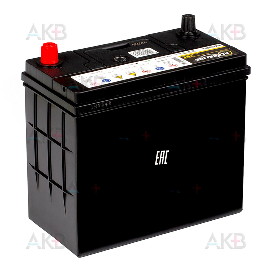 Автомобильный аккумулятор Alphaline SD 65B24L 52R 480A 232x127x220
