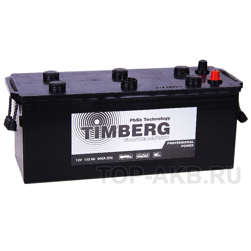 Автомобильный аккумулятор Timberg Truck 135 евро 900A 513x189x223
