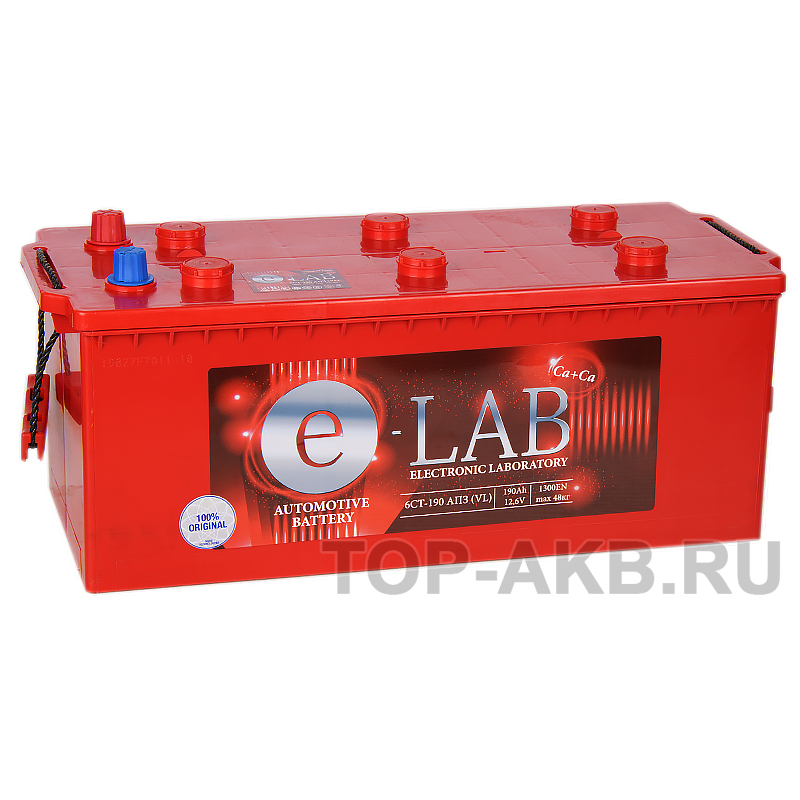 Автомобильный аккумулятор E-LAB 190 евро 1300A (513x223x223)