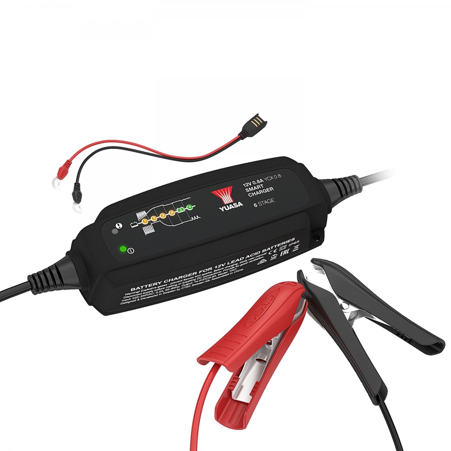 Зарядное устройство YUASA YCX08A12E (12B-0,8A)