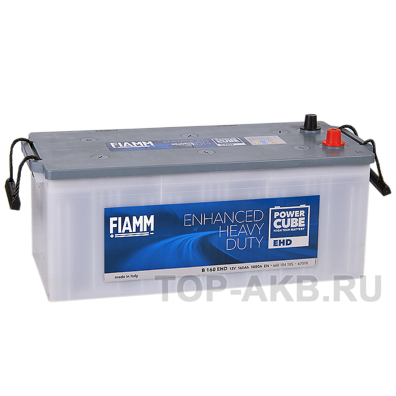 Грузовой аккумулятор Fiamm Power Cube 160 евро 1050A 513x223x223 Mercedes Benz Atego