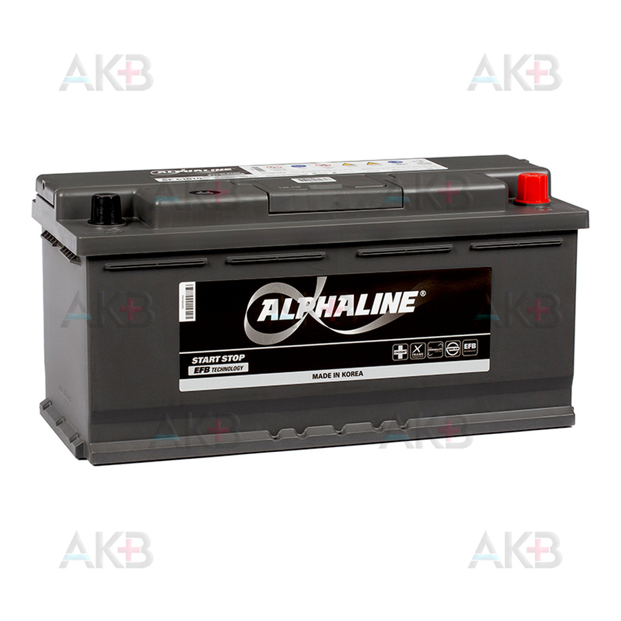 Автомобильный аккумулятор Alphaline EFB 110R (950A 393x175x190) SE 61010 Start-Stop