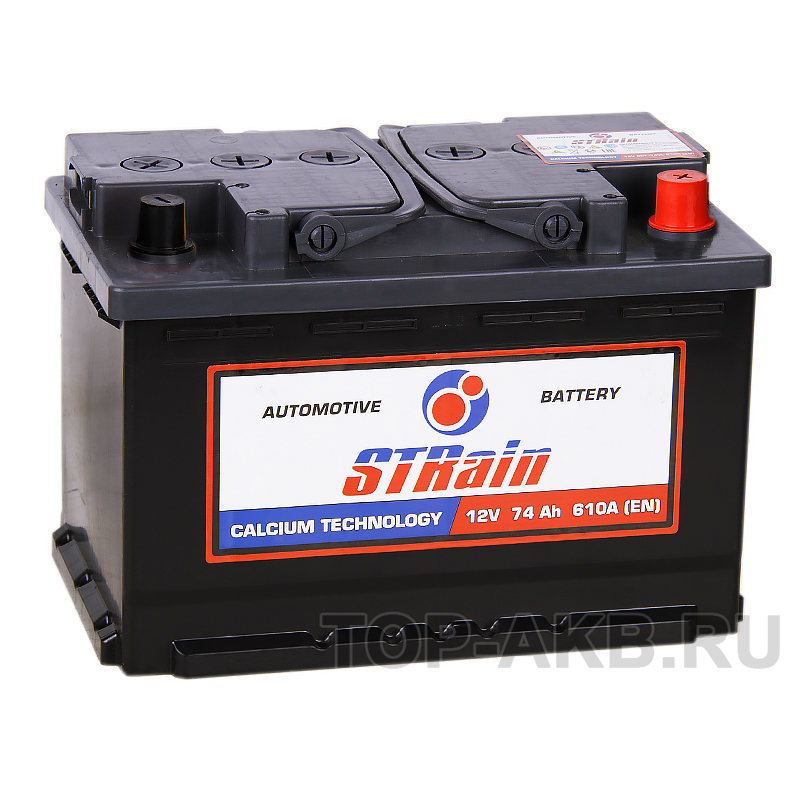 Автомобильный аккумулятор STrain 75R 630A 278x175x190