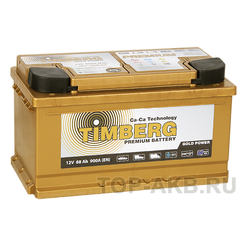 Автомобильный аккумулятор Timberg Gold 88R 900A 315х175х175