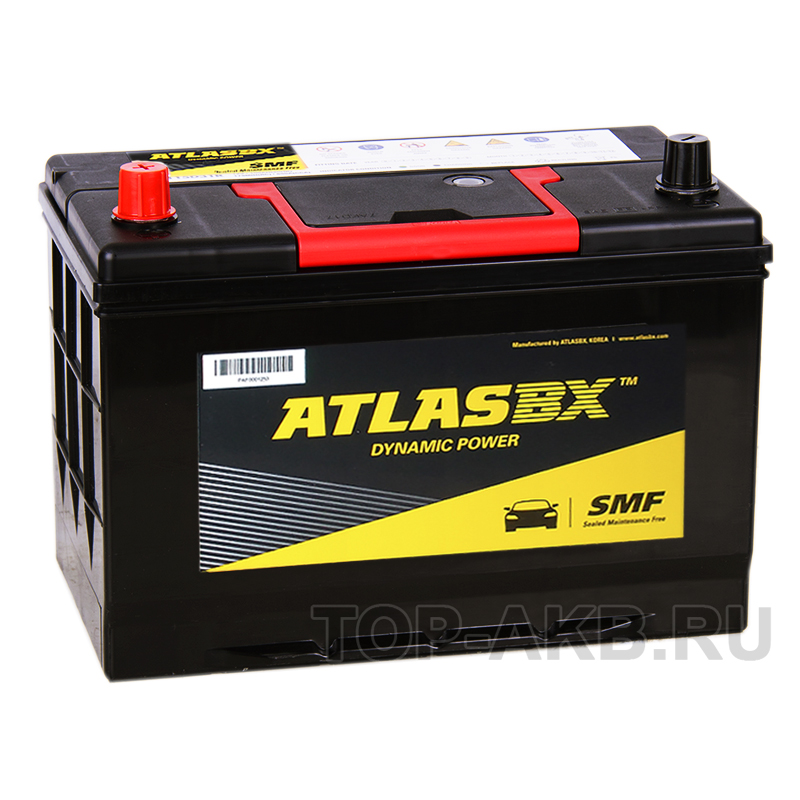 Автомобильный аккумулятор Atlas Dynamic Power MF105D31R (90L 750A 301x175x225)