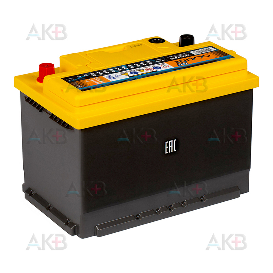 Автомобильный аккумулятор Alphaline Ultra 78R L3 780A (278x175x190) 57800