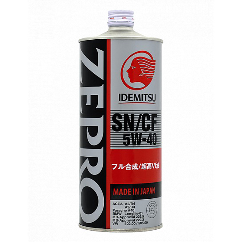Моторное масло Idemitsu Zepro Touring 5W-40 1л MB 229.5