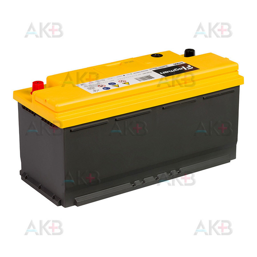 Автомобильный аккумулятор Flagman 110R 1000A (393x175x190) 61000