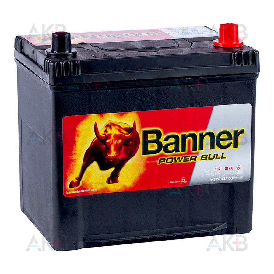 Автомобильный аккумулятор BANNER Power Bull (60 68) 60R 510A 232x173x225