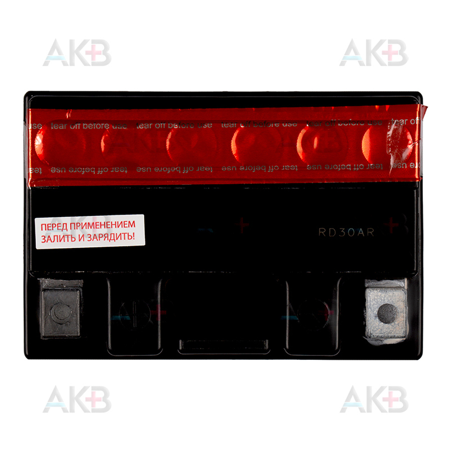 Мото аккумулятор RDrive YB14-A-PW 12V 12,6Ah 210А прям. пол. AGM сухозаряж. (135x90x166) eXtremal SILVER
