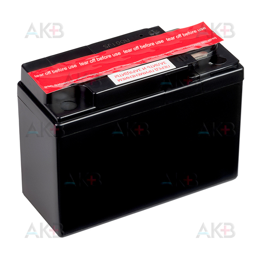 Мото аккумулятор RDrive YTR4A-BS 12V 2,4Ah 45А клеммы T1/T2 сухозаряж. (114x49x86) eXtremal SILVER