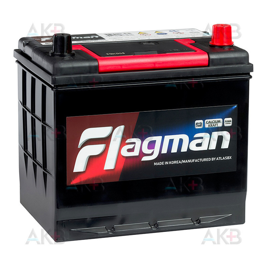 Автомобильный аккумулятор Flagman 85D23L 70R 620A 232x172x220