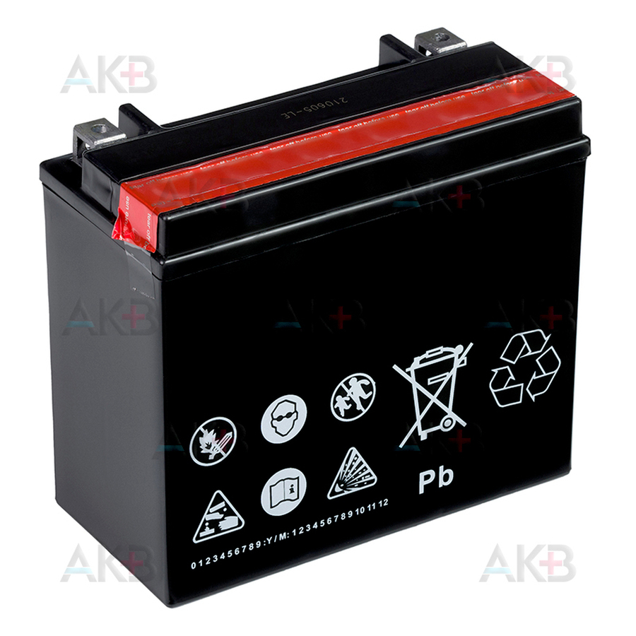 Мото аккумулятор Exide AGM сухозаряж. ETX20H-BS 12V 18Ah 230A (175x87x155) прям. пол.