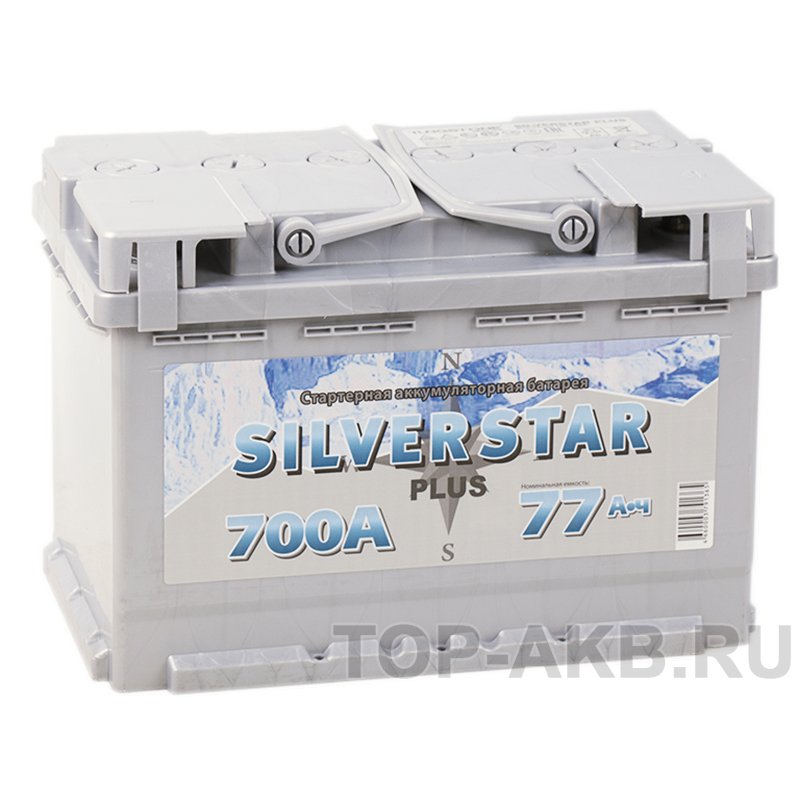 Автомобильный аккумулятор Silverstar Plus 77R 700A 276x175x190