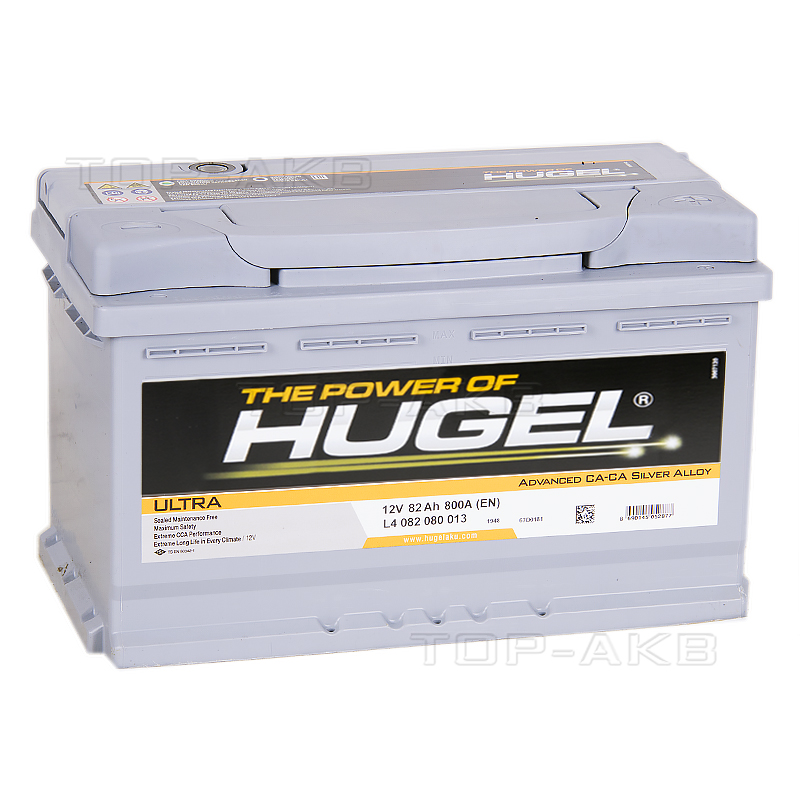 Автомобильный аккумулятор Hugel Ultra 82R 800A (315x175x190) L4 082 074 013