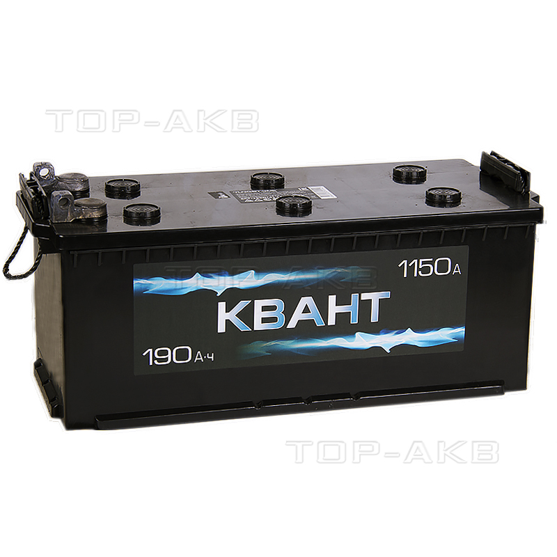Автомобильный аккумулятор Квант 190 рус болт 1150A 524x239x240