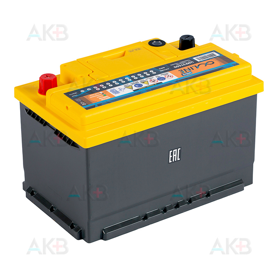 Автомобильный аккумулятор Alphaline Ultra 74R LB3 750A (278x175x175) 57400