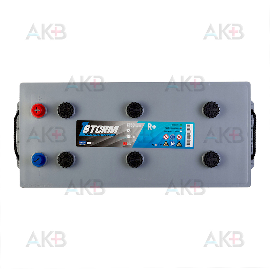 Автомобильный аккумулятор Storm Professional Power 190 евро 1250A 513х223х223