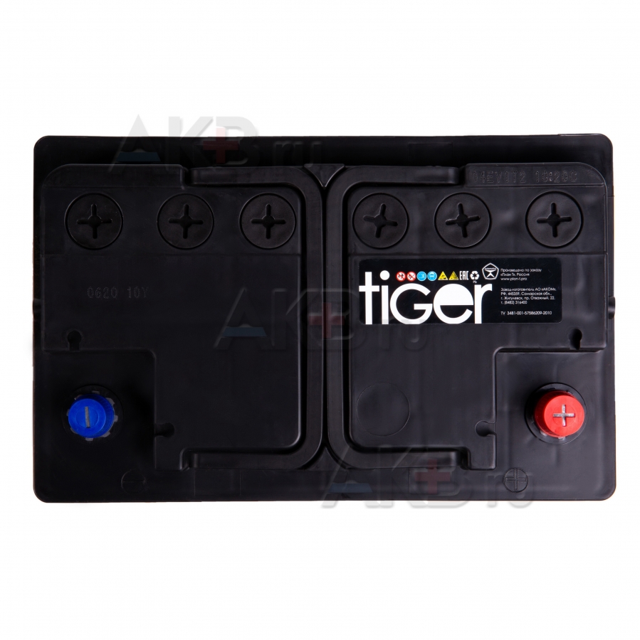 Автомобильный аккумулятор Tiger 75R 620A 278x175x190