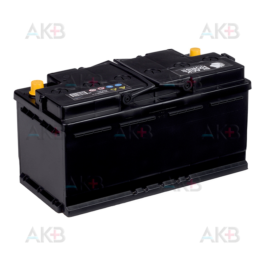 Автомобильный аккумулятор Black Horse 100R 800A 353x175x190