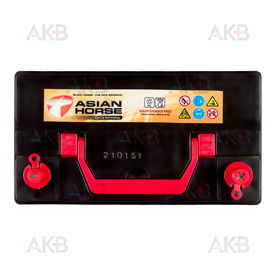 Автомобильный аккумулятор Asian Horse 45R узкие кл. 430A 238x129x227
