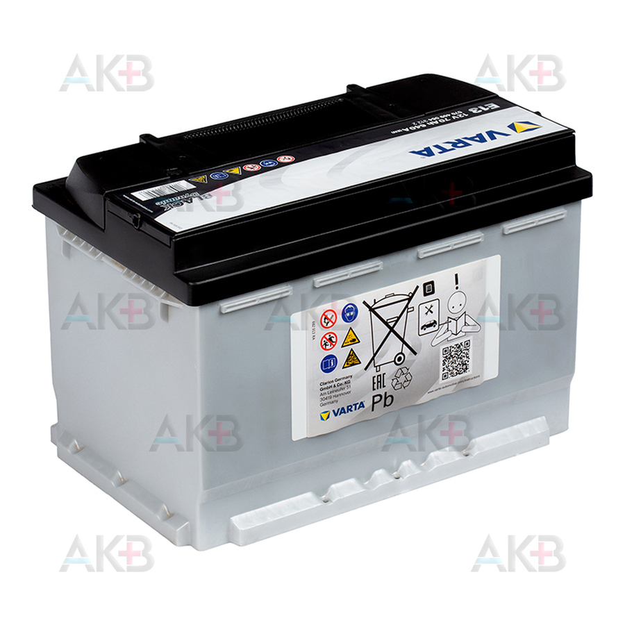 Автомобильный аккумулятор Varta Black Dynamic E13 70R 640A 278x175x190