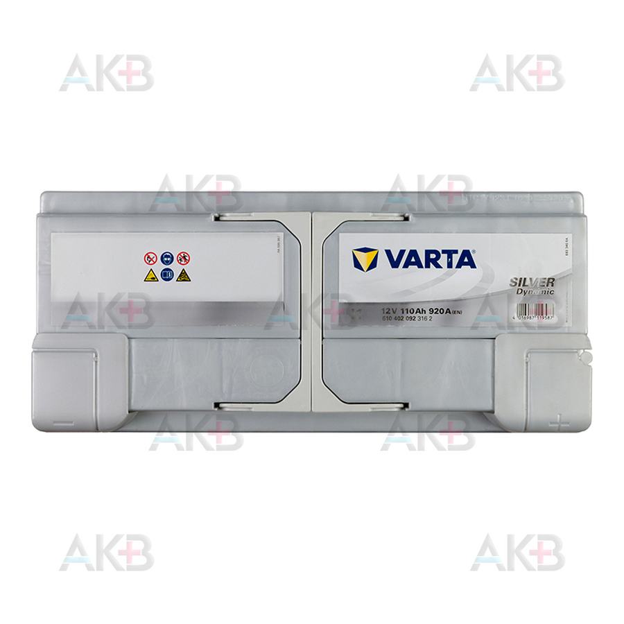 Автомобильный аккумулятор Varta Silver Dynamic I1 110R 920A 393x175x190