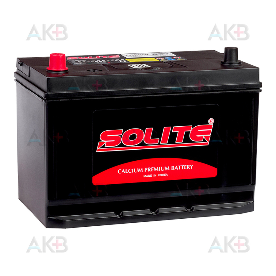 Автомобильный аккумулятор Solite 115D31R с бортиком (95L 750A 301x175x225)
