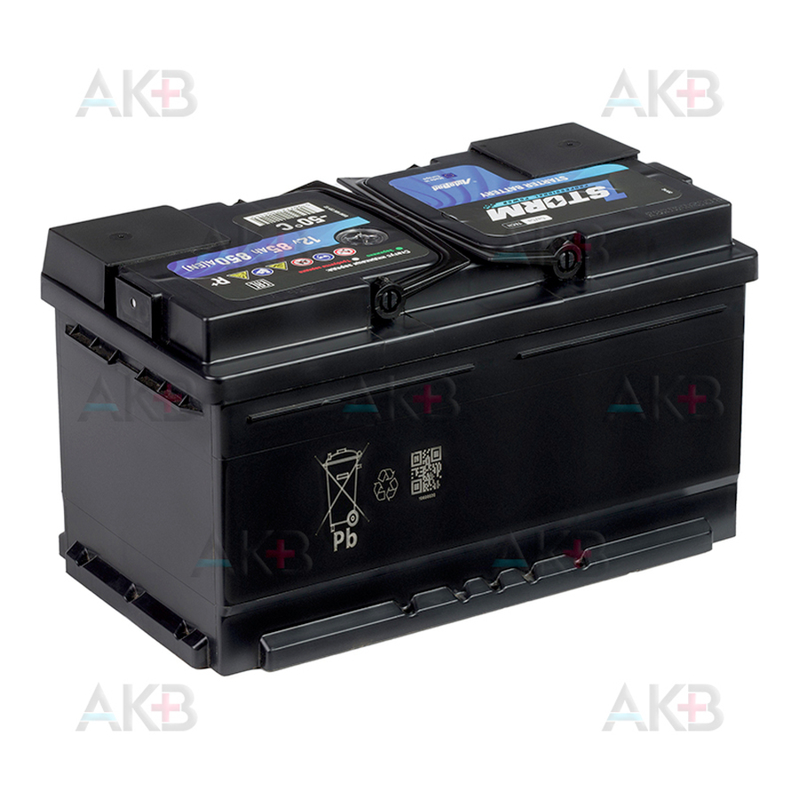 Автомобильный аккумулятор Storm Professional Power 85R низкий 850A 315x175x175