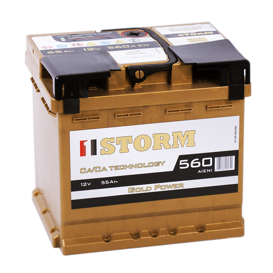 Автомобильный аккумулятор Storm Gold 55R 560A 207x175x190