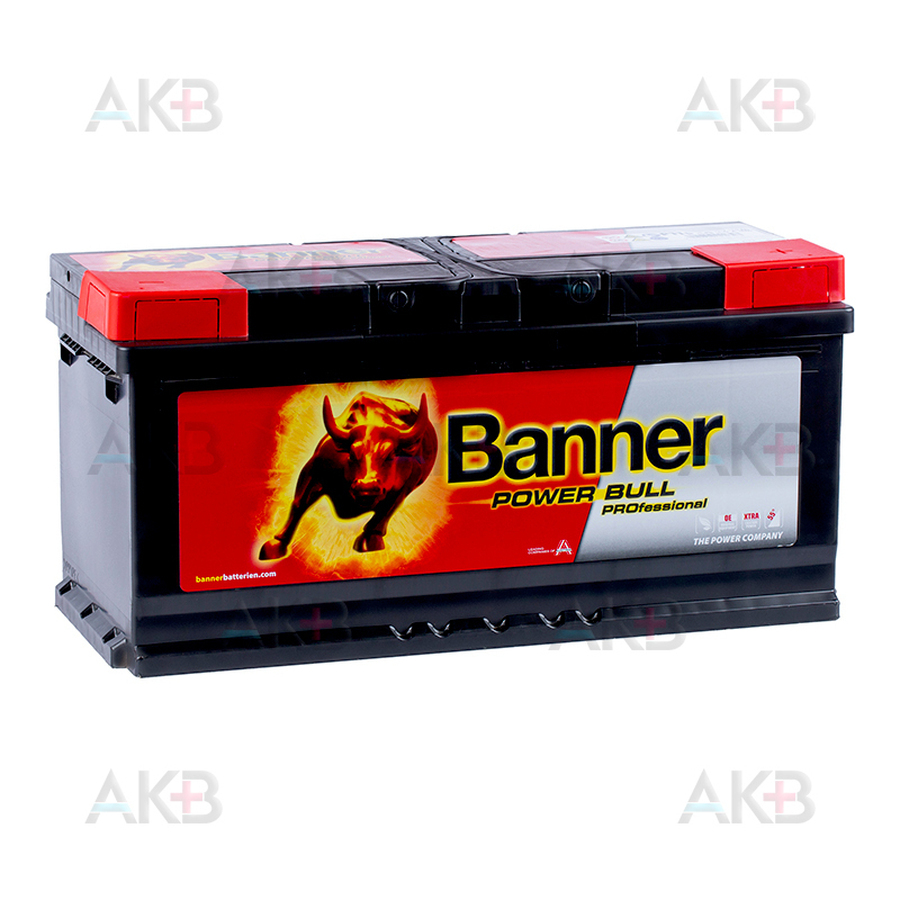 Автомобильный аккумулятор BANNER Power Bull Pro (110 40) 110R 900A 393x175x190