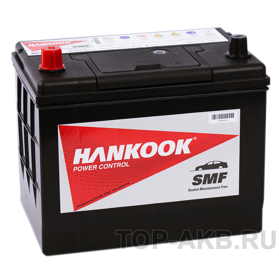 Автомобильный аккумулятор Hankook 90D26R (72L 630A 260х173х225)