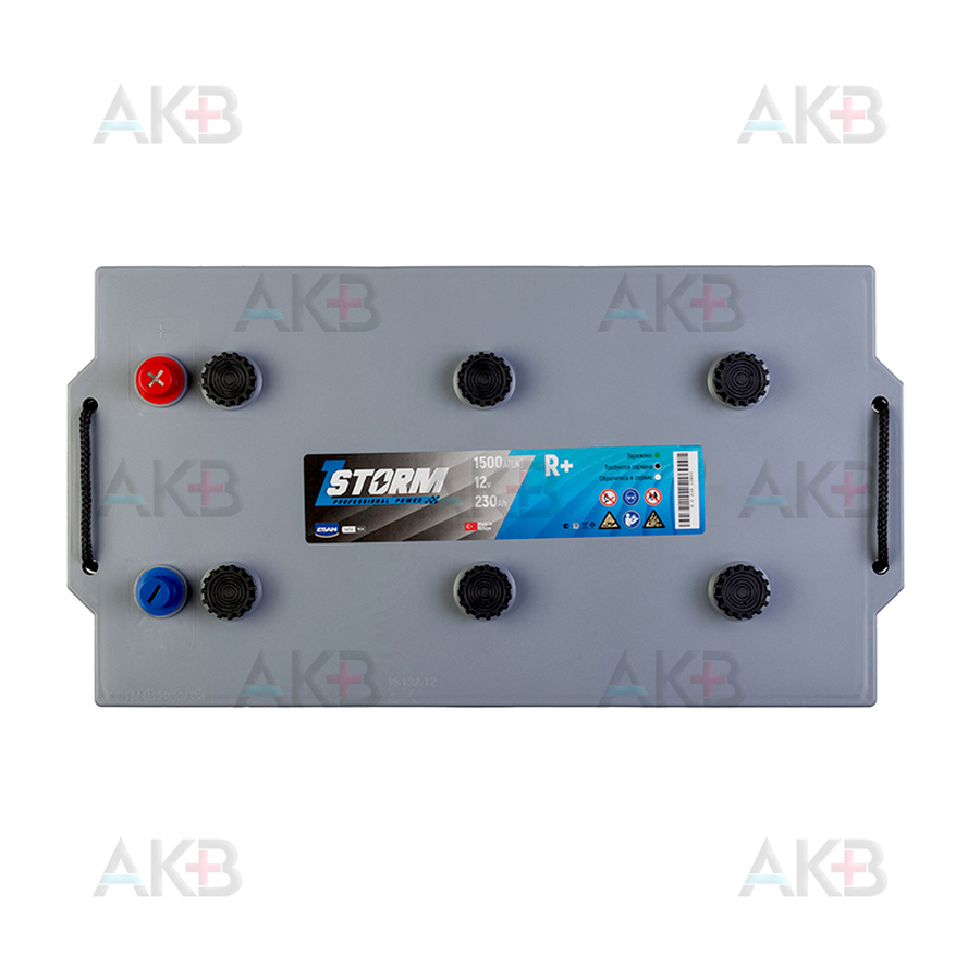 Автомобильный аккумулятор Storm Professional Power 230 евро 1500A 518x273x240